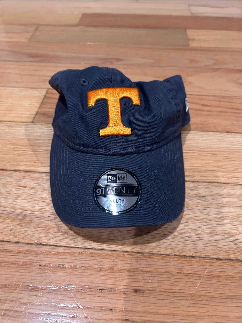 New Era Navy Youth Cap with Orange 'T' Logo University of Tennessee